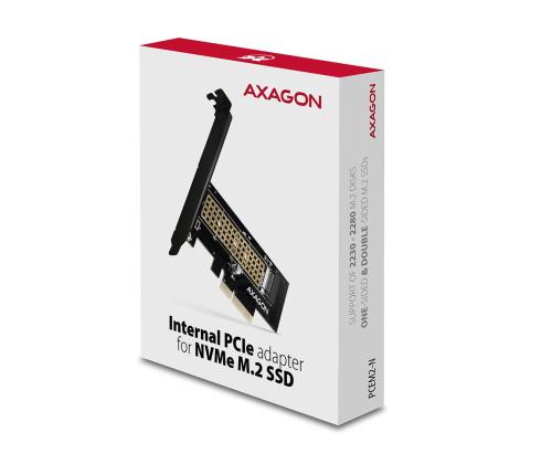 SSD ACC ADAPTER PCIE NVME/M.2/SP&LP PCEM2-N AXAGON