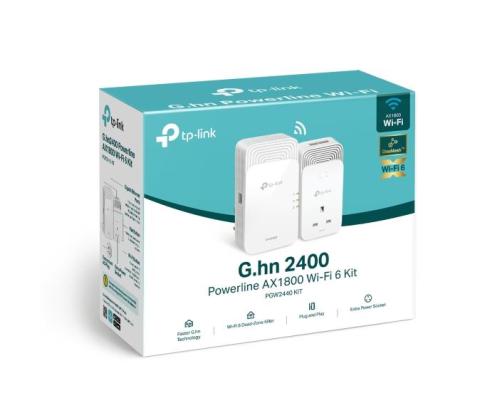 NET POWERLINE ADAPTER 1800MBPS/PGW2440 KIT TP-LINK