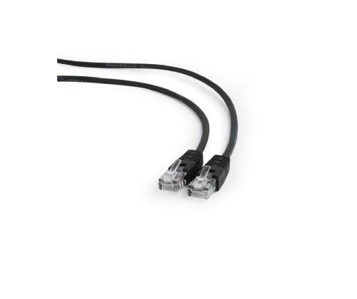 PATCH CABLE CAT5E UTP 0.5M/BLACK PP12-0.5M/BK GEMBIRD