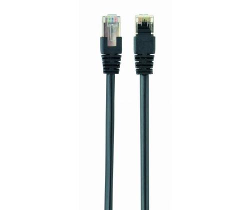 PATCH CABLE CAT5E FTP 2M/PP22-2M/BK GEMBIRD