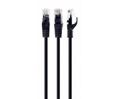 PATCH CABLE CAT6 UTP 0.5M/BLACK PP6U-0.5M/BK GEMBIRD
