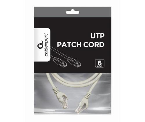 PATCH CABLE CAT6 UTP 1M/GREY PP6U-1M GEMBIRD