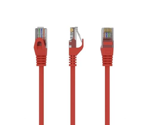 PATCH CABLE CAT6 UTP 1M/RED PP6U-1M/R GEMBIRD