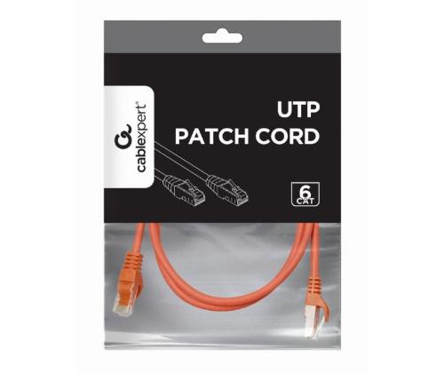 PATCH CABLE CAT6 UTP 1M/RED PP6U-1M/R GEMBIRD