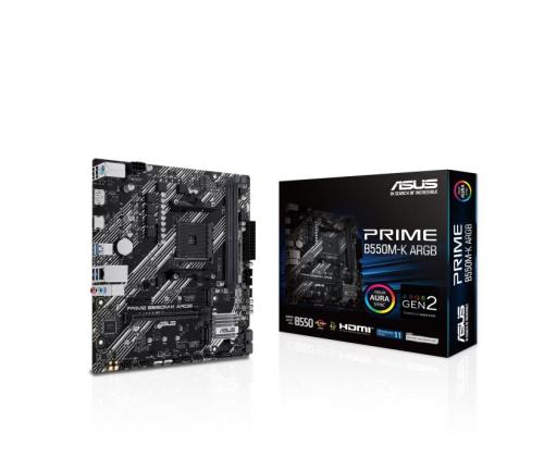 Mainboard ASUS AMD B550 SAM4 Micro-ATX Memory DDR4 Memory slots 2 1xPCI-Express 3.0 1x 1xPCI...