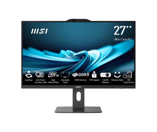 Monoblock PC MSI PRO AP272P 14M Business All in One CPU Intel Core i5 i5-14400 2500 MHz Screen 27...