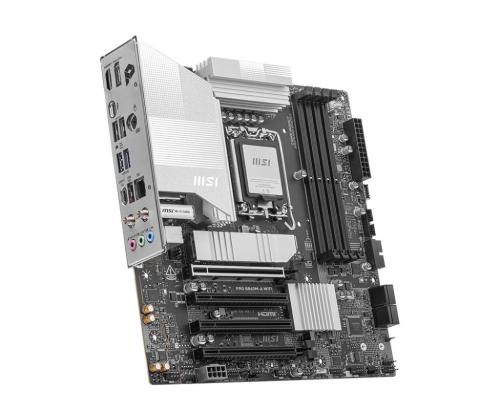 Mainboard MSI Intel B860 Express LGA1851 Micro-ATX Memory DDR5 Memory slots 4 PROB860M-AWIFI