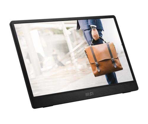 LCD Monitor MSI PRO MP161 E2U 15.6" Business Panel IPS 1920x1080 16:9 60Hz Matte Speakers Tilt...