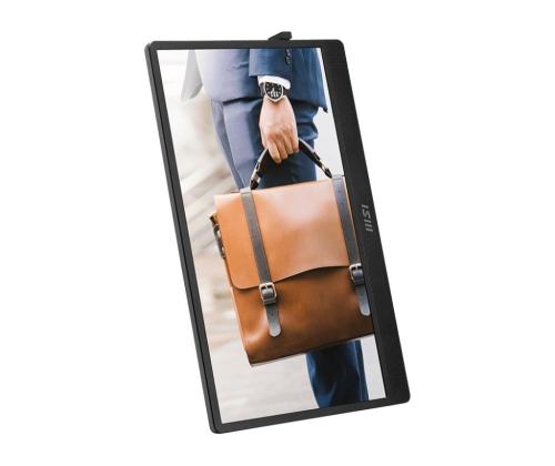 LCD Monitor MSI PRO MP161 E2U 15.6" Business Panel IPS 1920x1080 16:9 60Hz Matte Speakers Tilt...