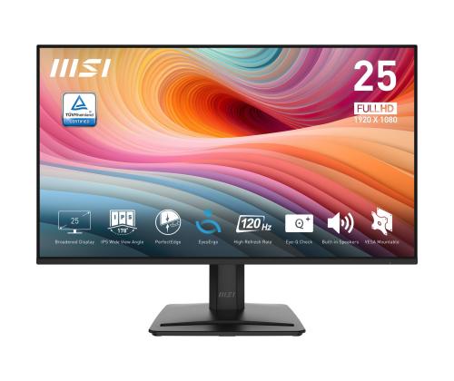 LCD Monitor MSI PRO MP251 E2 24.5" Business Panel IPS 1920x1080 16:9 120 Hz 1 ms Speakers Colour...