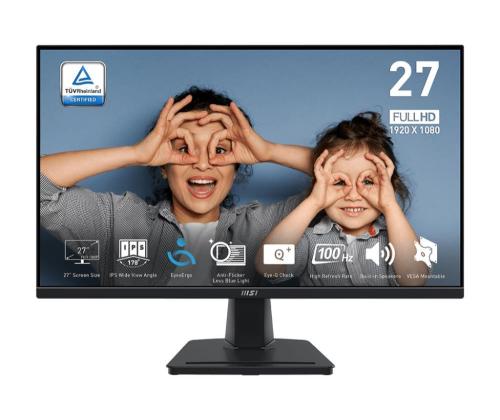 LCD Monitor MSI PRO MP275 27" Business Matte Panel IPS 1920x1080 16:9 100Hz 4 ms Speakers Colour...