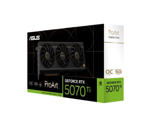 Graphics Card ASUS NVIDIA GeForce RTX 5070 Ti 16 GB GDDR7 256 bit PCI Express 5.0 Active PROART...