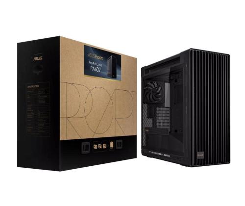 Case ASUS PA602 MidiTower Case product features Transparent panel Not included ATX EATX MicroATX...