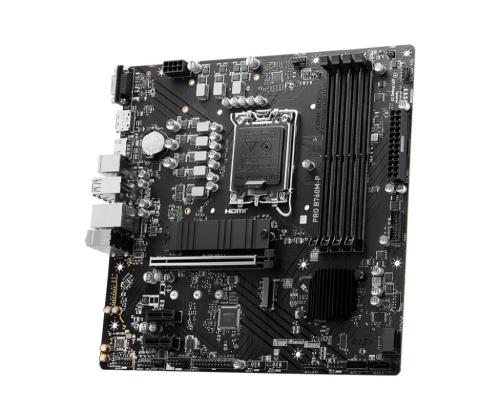 Mainboard MSI Intel B760 Express LGA1700 Micro-ATX Memory DDR5 Memory slots 4 2xPCI-Express 1x...