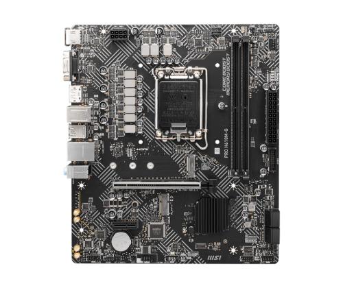 Mainboard MSI Intel H610 LGA1700 Micro-ATX Memory DDR5 Memory slots 2 1xPCI-Express 1x 1xPCI...