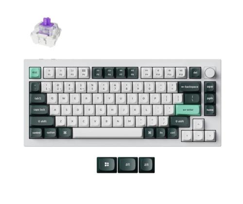KEYBOARD WRL Q1 HE RGB/SHELL WHITE Q1H-P1 KEYCHRON