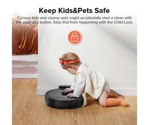 VACUUM CLEANER ROBOT Q8 MAX+/BLACK Q8MP52-00 ROBOROCK