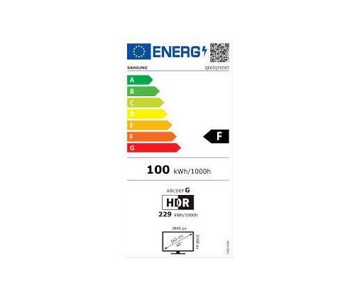 TV Set SAMSUNG 65" 4K/Smart QLED 3840x2160 Wireless LAN Bluetooth Tizen QE65Q70CATXXH