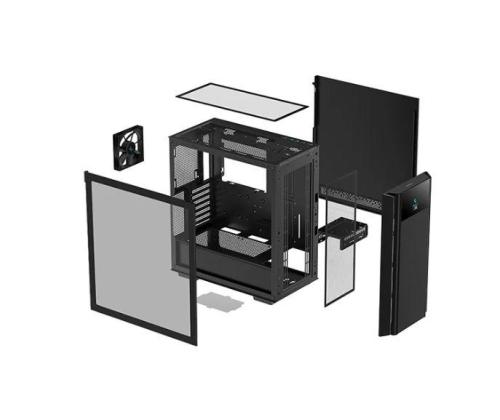 Case DEEPCOOL CH510 MESH DIGITAL MiniTower Case product features Transparent panel Not included...