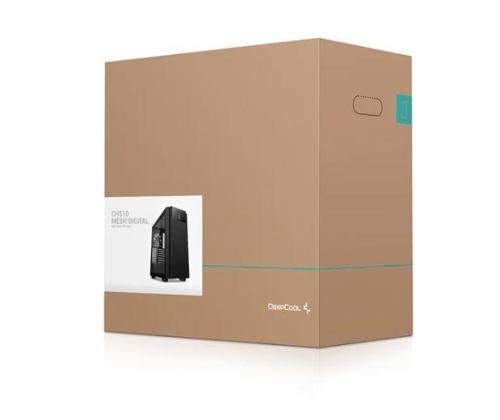 Case DEEPCOOL CH510 MESH DIGITAL MiniTower Case product features Transparent panel Not included...