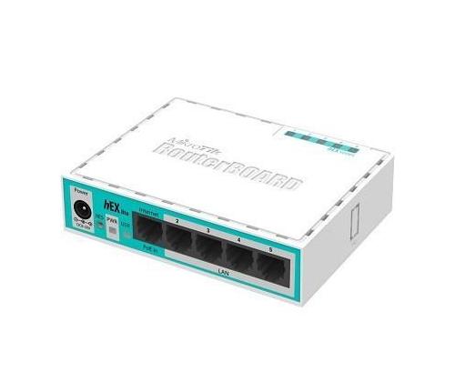NET ROUTER 10/100M 5PORT/HEX LITE RB750R2 MIKROTIK