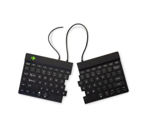 KEYBOARD SPLIT BREAK V2 ENG/BLACK RGOSP-UKWIBL R-GO TOOLS