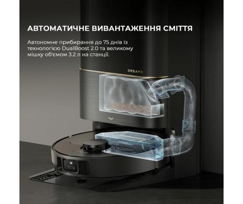 VACUUM CLEANER ROBOT X40 ULTRA/BK COMP RLX63CE-2-BK DREAME