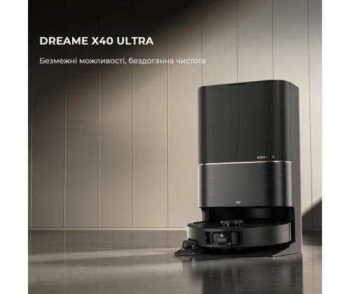 VACUUM CLEANER ROBOT X40 ULTRA/BK COMP RLX63CE-2-BK DREAME