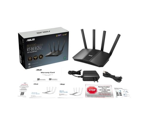 WRL ROUTER 6500MBPS/DUAL BAND RT-BE82U ASUS