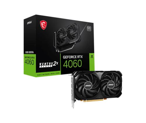 Graphics Card MSI NVIDIA GeForce RTX 4060 8 GB GDDR6 128 bit PCIE 4.0 8x Dual Slot Fansink 1xHDMI...