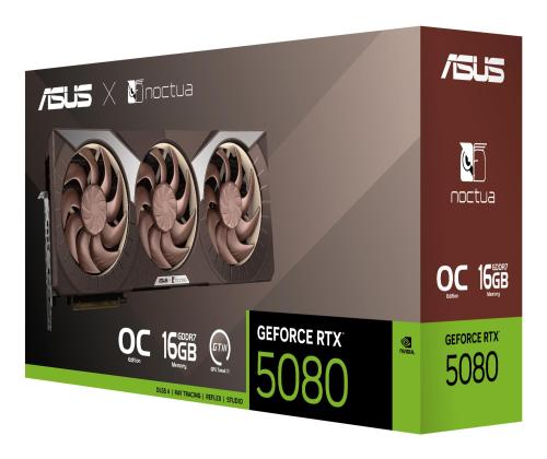 Graphics Card ASUS NVIDIA GeForce RTX 5080 16 GB GDDR7 256 bit PCI Express 5.0 Active RTX5080...