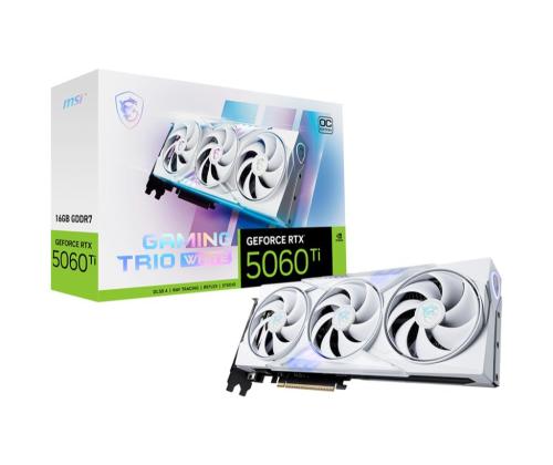 VGA PCIE16 RTX5060TI 16GB/5060TI16GGAMINGTRIOOCWHITE MSI