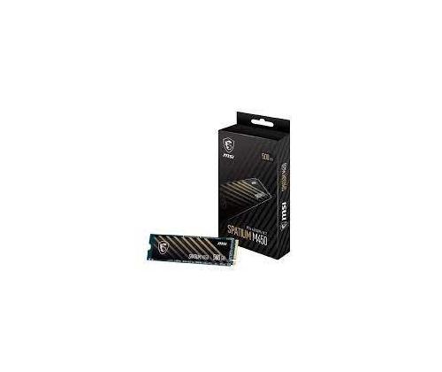 SSD MSI SPATIUM M450 500GB M.2 PCIe Gen4 NVMe 3D NAND Write speed 2300 MBytes/sec Read speed 3600...