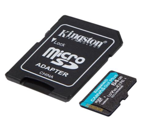 MEMORY MICRO SDXC 64GB UHS-I/3PACK SDCG4/64GB KINGSTON