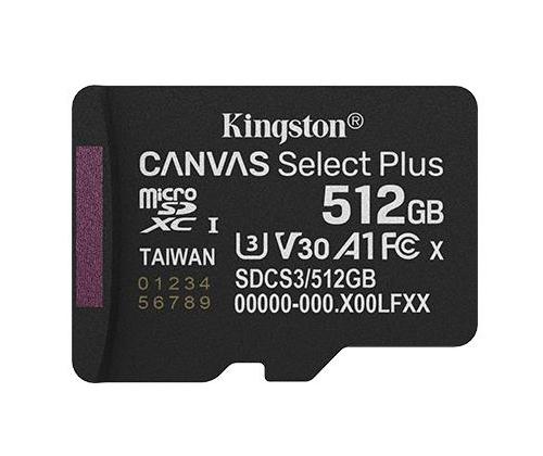 MEMORY MICRO SDXC 512GB UHS-I/SDCS3/512GBSP KINGSTON