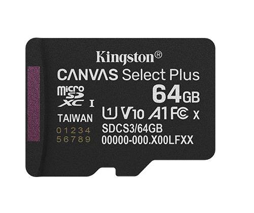 MEMORY MICRO SDXC 64GB UHS-I/SDCS3/64GBSP KINGSTON