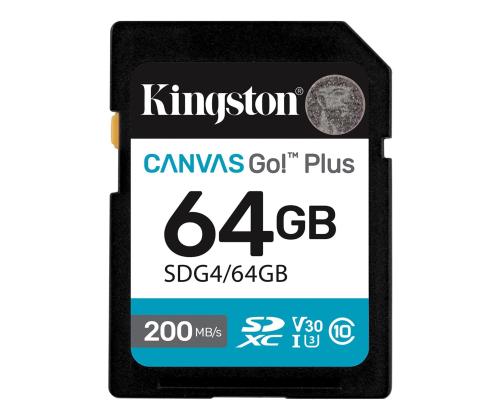 MEMORY SDXC 64GB UHS-I/SDG4/64GB KINGSTON