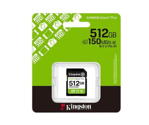 MEMORY SDXC 512GB UHS-I/SDS3/512GB KINGSTON