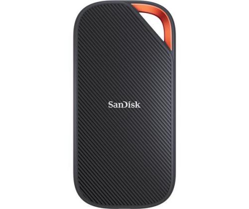 External SSD SANDISK Extreme Pro 2TB USB-C Write speed 3700 MBytes/sec Read speed 3800 MBytes/sec...
