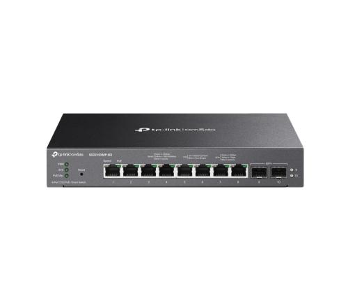Switch TP-LINK Type L2 Desktop/pedestal 8x2.5GbE 2xSFP+ PoE+ ports 8 160 Watts SG2210XMP-M2