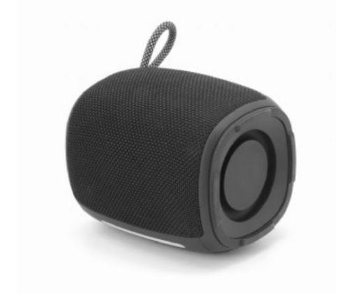 Portable Speaker GEMBIRD Black Portable/Wireless 1xUSB-C Bluetooth SPK-BT-LED-03-BK