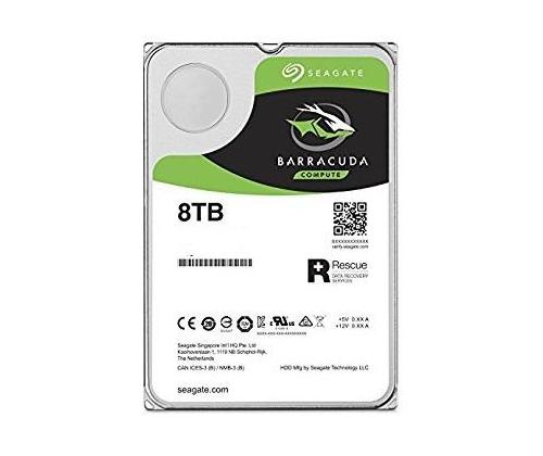 HDD SEAGATE Barracuda 8TB SATA 3.0 256 MB 5400 rpm Discs/Heads 4/8 3,5" ST8000DM004