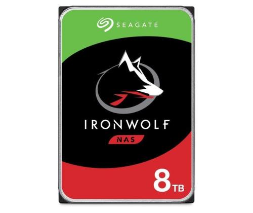 HDD SEAGATE IronWolf 8TB SATA 3.0 256 MB 7200 rpm Discs/Heads 5/10 3,5" ST8000VN004