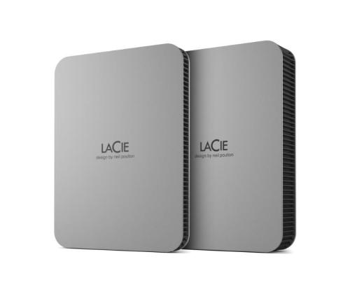 External HDD LACIE Mobile Drive Secure STLR2000400 2TB USB-C USB 3.2 Colour Space Gray STLR2000400