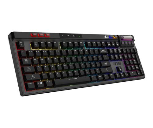 KEYBOARD GAMING BLACK US/STRIKE PRO W SILENT US MSI