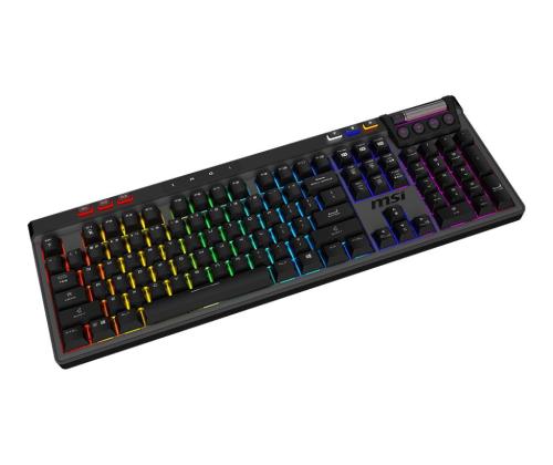 KEYBOARD GAMING BLACK US/STRIKE PRO W SILENT US MSI