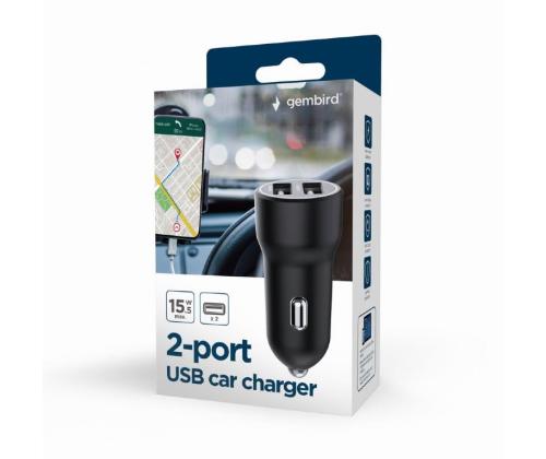 MOBILE CHARGER CAR USB 2PORT/TA-UC-2A15-CAR-01 GEMBIRD