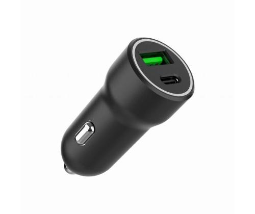 MOBILE CHARGER CAR USB 2PORT/TA-UC-A2PDQC20-CAR-01 GEMBIRD