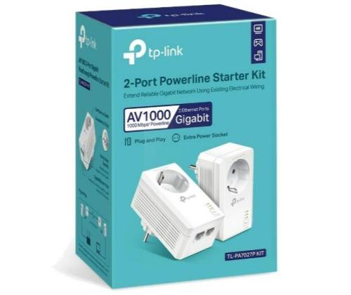 NET POWERLINE ADAPTER 1000MBPS/TL-PA7027P KIT TP-LINK