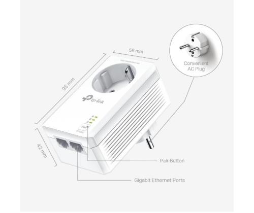 NET POWERLINE ADAPTER 1000MBPS/TL-PA7027P KIT TP-LINK